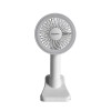 Ventilator portabil Equation Crab, LED, USB, 5 W, alb