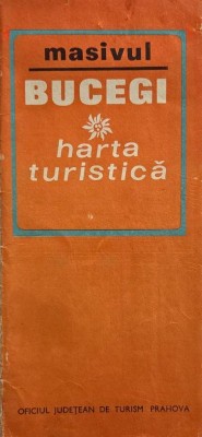Masivul Bucegi. Harta turistica foto