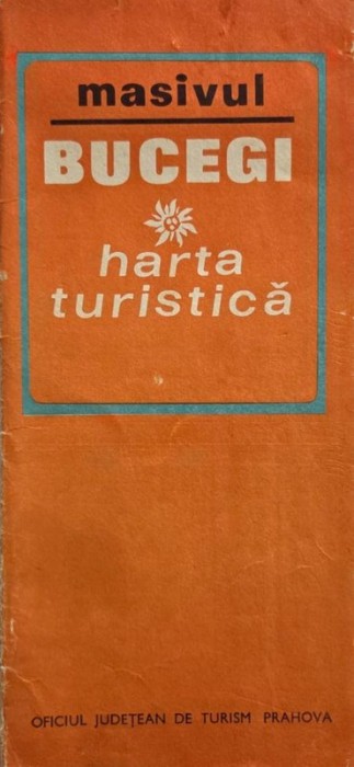 Masivul Bucegi. Harta turistica