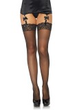 Dresuri cu strasuri Leg Avenue, model 1002, negru, marime universala