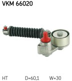 SKF VKM 66020 rola intinzator,curea transmisie