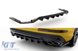Spoiler Maxton Design potrivit pentru bara spate a Audi SQ7 2019-2023, lac negru Performance AutoTuning