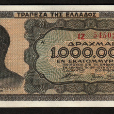 Grecia, 1.000.000 drahme 1944_aUNC_Ephebos_Templul lui Poseidon_IZ 545026