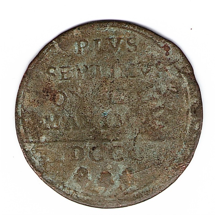 BAIOCOO 1802 PIUS SEPTIMUS PONTIFEX MAXIMUS