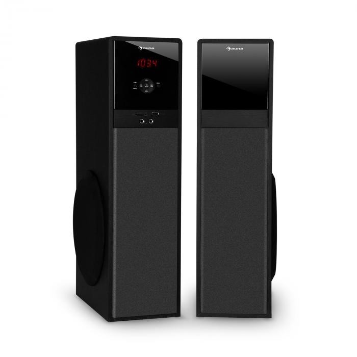 Auna Line 100 A, 2.0 difuzor turn, 3 căi, 2 x 80 W, înălțime 60.5 cm Auna Line 100 A, 2.0 difuzor turn, 3 căi, 2 x 80 W, înălțime 60.5 cm