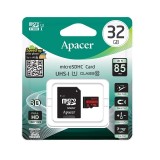 Cumpara ieftin MicroSDHC Card Apacer 32 GB clasa 10 UHS-I cu adaptor, 85MB/s