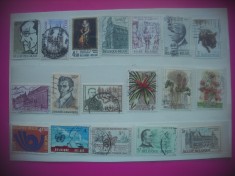 HOPCT LOT NR 606 BELGIA -18 TIMBRE VECHI-STAMPILAT