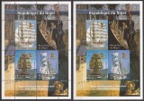 NIGER 1998 NAVIGATIE CORABII ( 2 blocuri dt. + ndt.) MNH