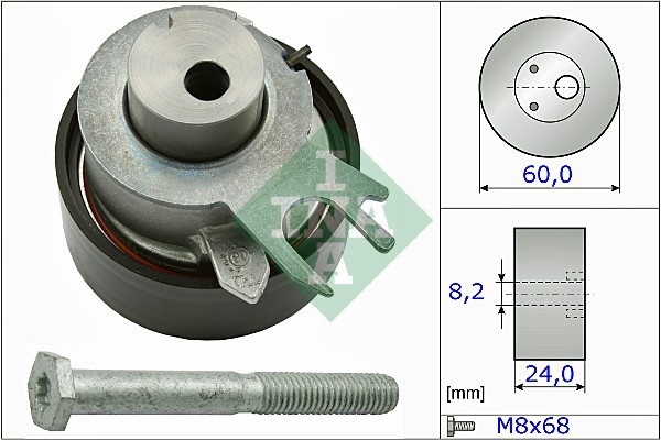 INA 531 0317 10 rola intinzator,curea distributie