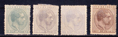 TSV$ - 1880 MICHEL 31-34 CUBA MH/* foto