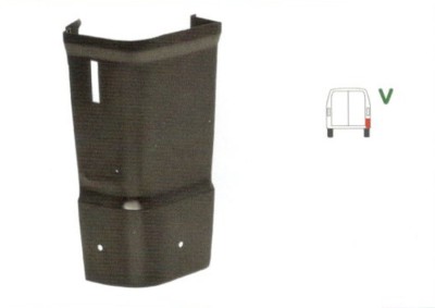 Colt panou spate Mercedes 207-410 1977-1995 , partea Spate Dreapta, Inaltime 490mm, foto