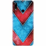 Husa silicon pentru Huawei P Smart 2019, Blue And Red Abstract