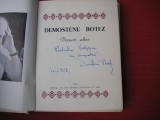 Demostene botez - Versuri alese ( dedicatie , autograf )