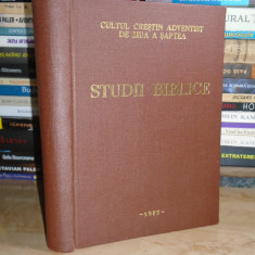 STUDII BIBLICE * CULTUL CRESTIN ADVENTIST DE ZIUA A SAPTEA , 1975 +