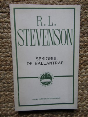 R L STEVENSON - SENIORUL DE BALLANTRAE foto