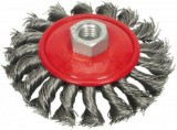 Perie cupa radiala Germaflex 125 mm M14 din sarma &icirc;mpletita