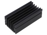 Radiator negru extrudat FISCHER ELEKTRONIK SK 68 94 SA 94x46x33mm