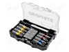 Kit capete şurubelniţă 10 buc GRAPHITE