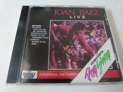 Joan Baez live , cd foto