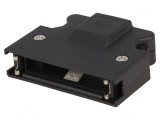 Protecție mufă Mini D Ribbon 50 PIN cu fixare clichet pe cablu