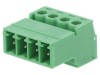 Regletă Conexiuni Deconectabilă 3,81mm 4 Piste Drept Mufă
