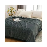 Cumpara ieftin Patura Cocolino Gofrata Pentru Pat Dublu, Gri Inchis- LJ962