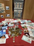 50 bani 1900+10 bani 1906 J+20 cartele telefonice(diferite)+20 bancnote diferite(UNC)+Lot 20 monede DIFERITE (tara/an/val/lit/etc; din 30 tari)[poze]