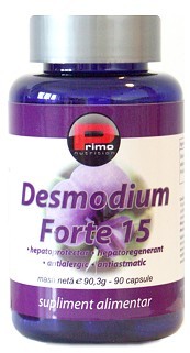 Desmodium 15 forte, 800 mg- 90 caps, puternic regenerator hepatic Desmodium 15 forte, 800 mg- 90 caps, puternic regenerator hepatic