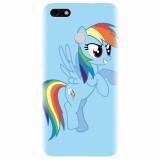 Husa silicon pentru Huawei Y6 Pro 2017, Rainbow Dash