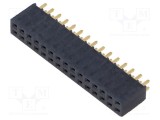 Conector SAMTEC şiruri pini mamă PIN 30 2,54mm aurit THT soclu