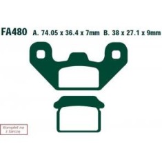 Klocki Ham. Moto. Lifan Lf 125 Off Road (07) 268662 EBCFA480