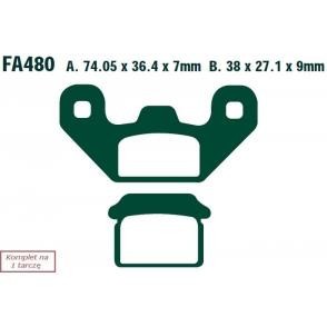 Klocki Ham. Moto. Lifan Lf 125 Off Road (07) 268662 EBCFA480 foto