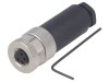 Conector M8 Mamă TE Connectivity T4010008041-000, 4 pini, IP67, pe cablu, dreapta