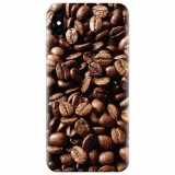 Husa silicon pentru Apple Iphone X, Coffee Beans