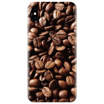 Husa silicon pentru Apple Iphone X, Coffee Beans foto