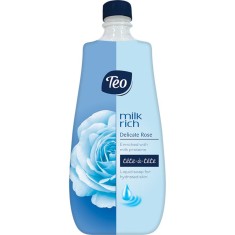 Rezerva Sapun Lichid TEO Milk Rich Delicate Rose, 800ml, Sapun Lichid, Sapun pentru Maini, Sapun pentru Familie, Sapun TEO, Sapun Parfumat foto
