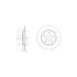 Set disc frana Delphi BG4247 parte montare : Punte Spate