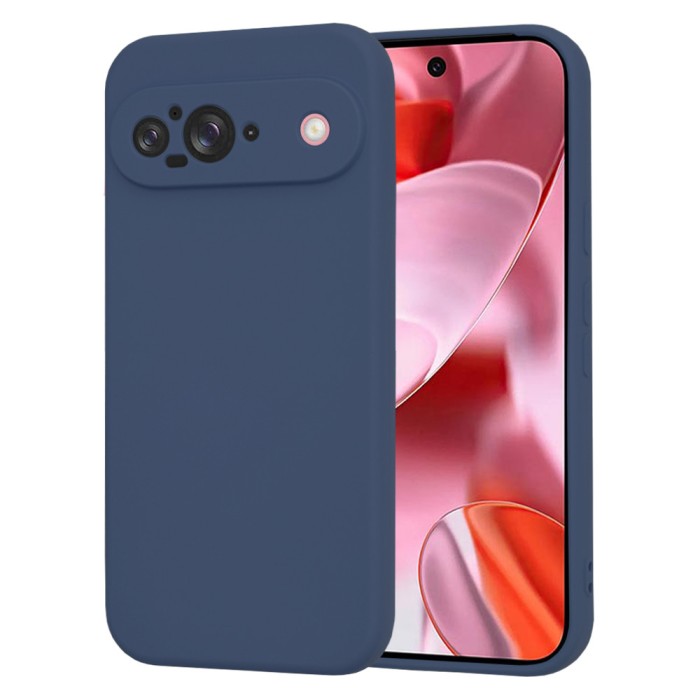 Husa silicon Google Pixel 9 Techsuit SoftFlex, bleumarin