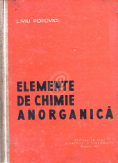 Elemente de chimie anorganica foto