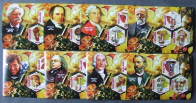 MALAWI-CIUPERCI-SET A 8 M/Sh.NEOBLITERATE DANTELATE-MNH**- EP 020 foto