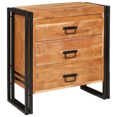 vidaXL Bufet cu sertar Maro 66 x 33 x 70 cm lemn masiv de acacia 4016720