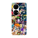 Husa compatibila cu Huawei Nova Y70 model Retro Cartoons, Silicon, TPU, Viceversa, Transparent, Carcasa