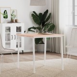 Blat masa lemn masiv fag vidaXL 70x70x1.5 cm patrat maro