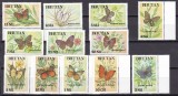 Bhutan 1990 fauna fluturi MI 1242-1253 MNH, Nestampilat