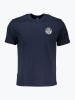 Tricou barbati cu decolteu la baza gatului si logo bleumarin inchis, S, M, XL, North Sails
