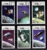 A12 S2 8 - Timbre foarte vechi - Ras Al Khaima - cosmos, Spatiu, Stampilat