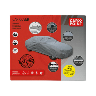 Prelata auto Carpoint Ultimate Protection S Sedan 406x150x116cm AutoDrive ProParts foto