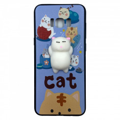 Husa Samsung Galaxy S8 Plus model Squishy 4D Sleeping Cat, Silicon, TPU, Viceversa foto