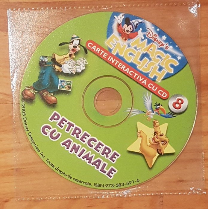 Carte interactiva + CD audio Magic English - Petrecere cu animale