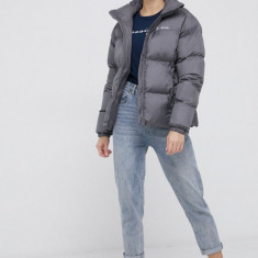 Columbia geacă Puffect Jacket femei, culoarea gri, de iarnă 1864781